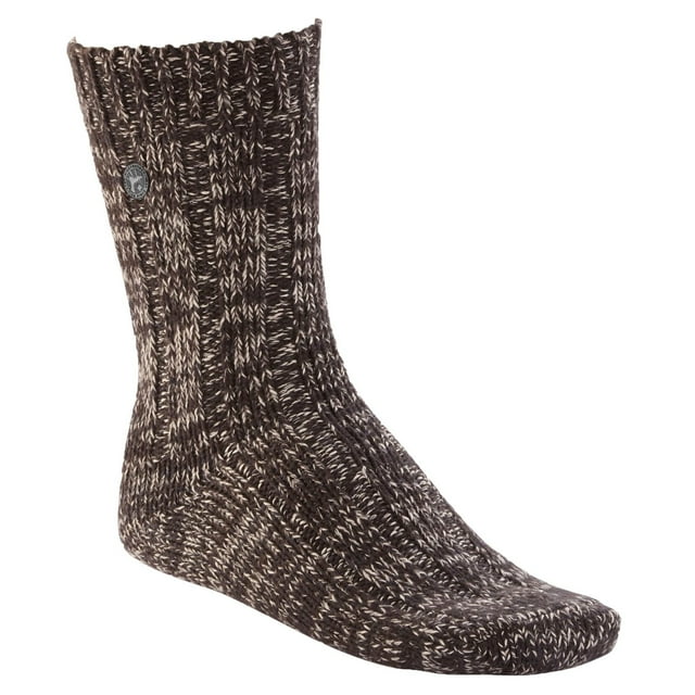 BIRKENSTOCK Calcetines para hombres - medias, Cotton Twist, hilo de algodón mouliné Brown 39-41