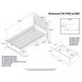 thumbnail image 4 of Atlantic Furniture Richmond Urban Twin Storage Platform Bed in Caramel, 4 of 4