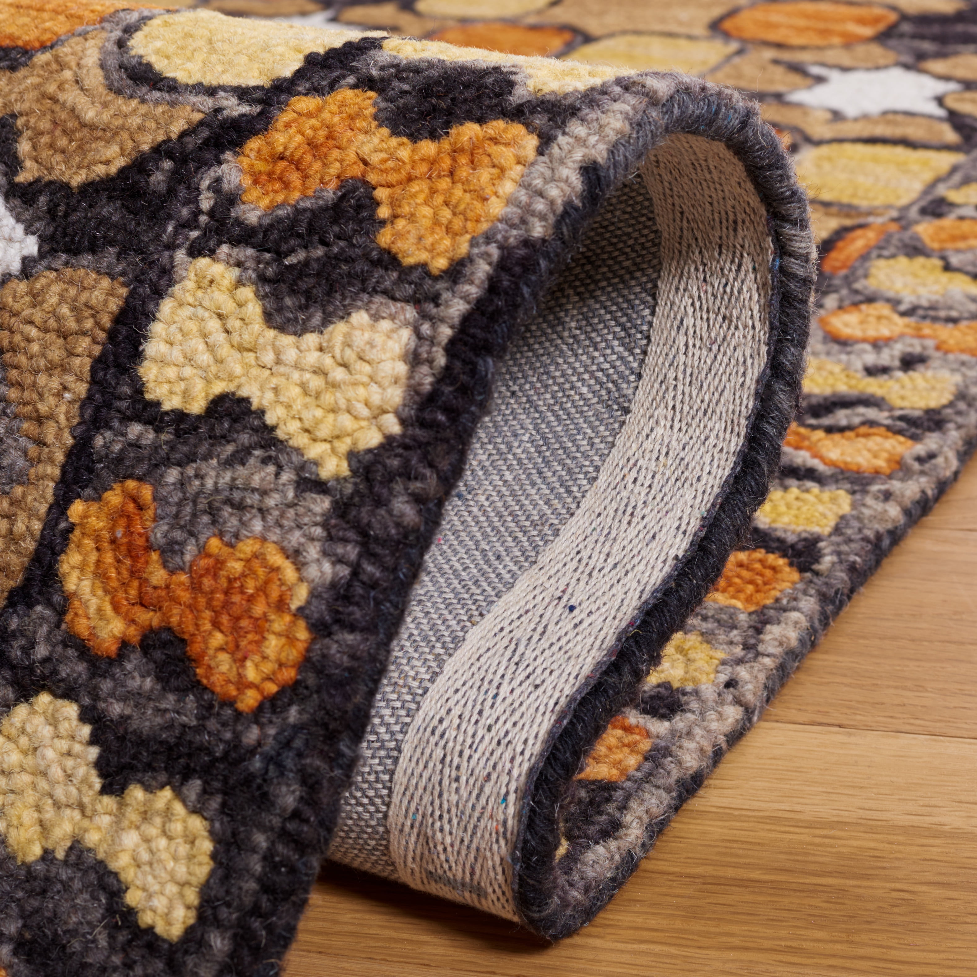 SAFAVIEH Aspen Vincent Geometric Runner Rug, Light Yellow/Orange, 2'3" x 9'