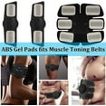thumbnail image 1 of Gel Pads, 30PCS Muscle Stimulator Pads Replacement for Ultimate Muscle Toner Abdominal Belt Belly Thigh Flab Arm Leg Waist Workout Trainer Machine, 1 of 4