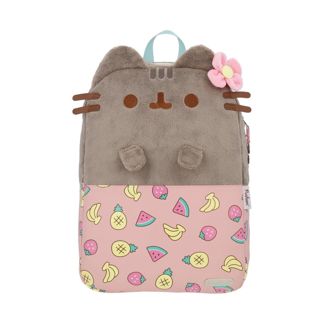 Mochila Grande Escolar Pusheen Frutas