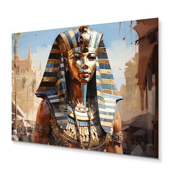 Designart "Echoes of Ancient Egypt" Egypt Metal Wall Decor
