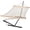Beige, variant on Double Portable Rope Hammock with Stand Included, Outdoor Two Person Hammock with Polyester Pad, Navy