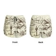 thumbnail image 5 of Picia Wild West Desert With Cowboys Pattern Women's 2 in 1 Athletic Running Shorts High Waisted Workout Casual Gym Sweat Shorts with Comfy Liner Zipper Pockets-X-Large, 5 of 9