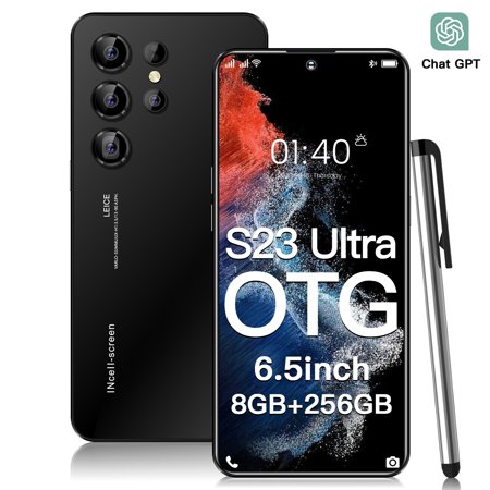 New S23 Ultra Phone 5G Android 8+256GB Intelligent AI Eight Core Phone Side Fingerprint 50MP+108MP · 7800mAh
