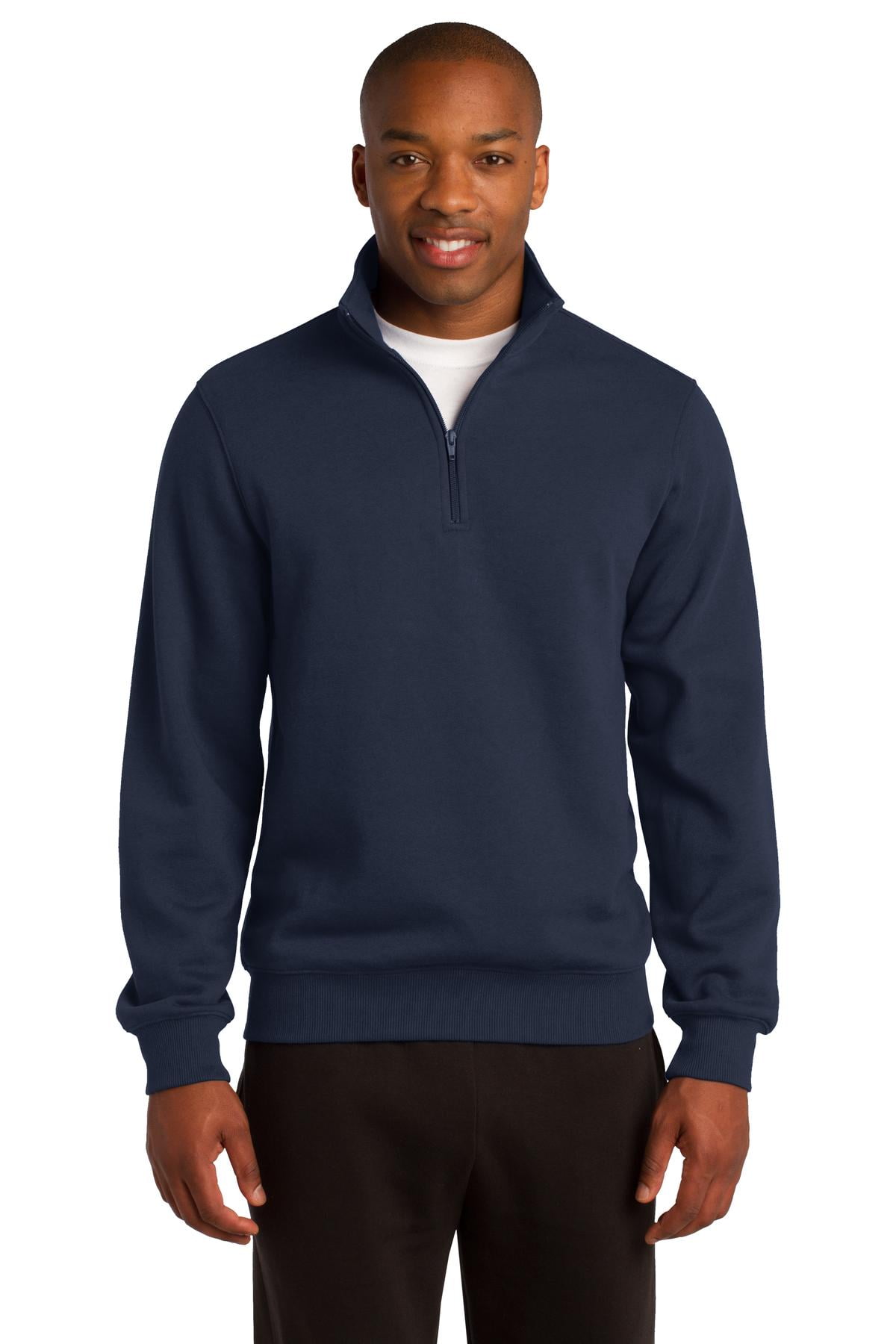Sport Tek Men's 1/4 Zip Sweatshirt - Walmart.com