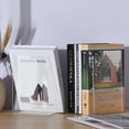 thumbnail image 3 of Bookend,Ends To Books 4pcs Clear Bookends Book Ends Bookends L-shaped Book Video Stationery Office Book Shelves Books Cds Video Stationery L-shaped Book Shelves Clear Bookends L-shaped Dsfen Adben, 3 of 7
