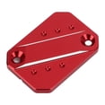 thumbnail image 2 of Front Brake Reservoir , High Strength Brake Cylinder Cover Leakproof CNC Aluminium Alloy  For Motorcycle Replacement For YZF R125 2014-2021 Red, 2 of 8
