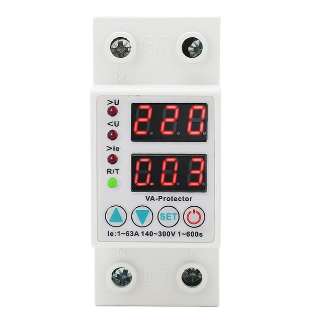 Dispositivo de protección de Voltaje ajustable Jadeshay Protector de corriente de Voltaje
