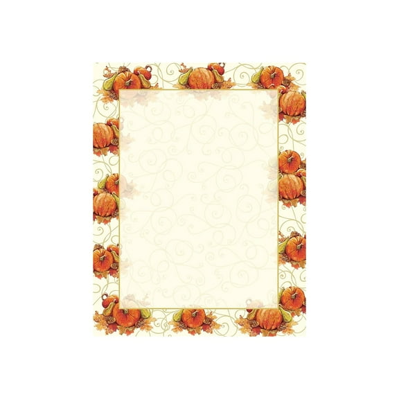 Great Papers Holiday Stationery Pumpkin Swirl 80/Count (2013292)