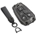 thumbnail image 1 of Zinc Alloy Key Fob Cover,Keychain,Full Protection Car Key Case for Cadillac ATS CTS CT6 SRX XTS XT4 XT5 Escalade Smart Remote Keyless Keyshell Accessories, 1 of 7