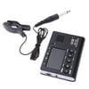 Aroma AMT-560 Portable Electric Tuner & Metronome Built-in Mic with Pickup Cable 6.3mm for Guitar