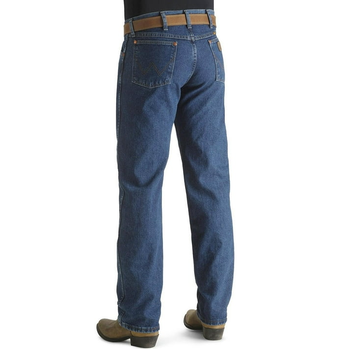 wrangler men's cowboy cut original fit jean, stonewashed, 29x34 ...