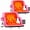 Pink, variant on DKMOCO Heated Stadium Seats for Bleachers with Back Support 2Pcs 23inch Wide Cushion Bleacher Seats Foldable Stadium Chair for Outdoor Indoor Sports