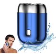 thumbnail image 1 of 2025 New Upgrade Pocket Shaver USB Mini Shavers, Mini Dual-Head Portable Electric Shaver USB Rechargeable Waterproof Shaver, Electric Beard Trimmer Shaver Pocket Size Electric Razor for Men (Green), 1 of 7