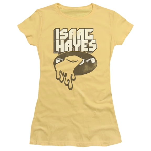 Isaac Hayes Hot Butter Junior Women's T-Shirt Sheer Banana