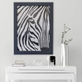 thumbnail image 3 of Decorative Glass Mosaic Wall Art for Home Décor | Large Framed Artwork Zebra Print, 3 of 5