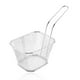 thumbnail image 5 of Ounissouiy Cesta para freír aperitivos Colador de aceite Cestas de acero inoxidable Colador de patatas fritas Accesorio de contenedor de almacenamiento de Plata 2piezas Ounissouiy CBP103391, 5 of 6