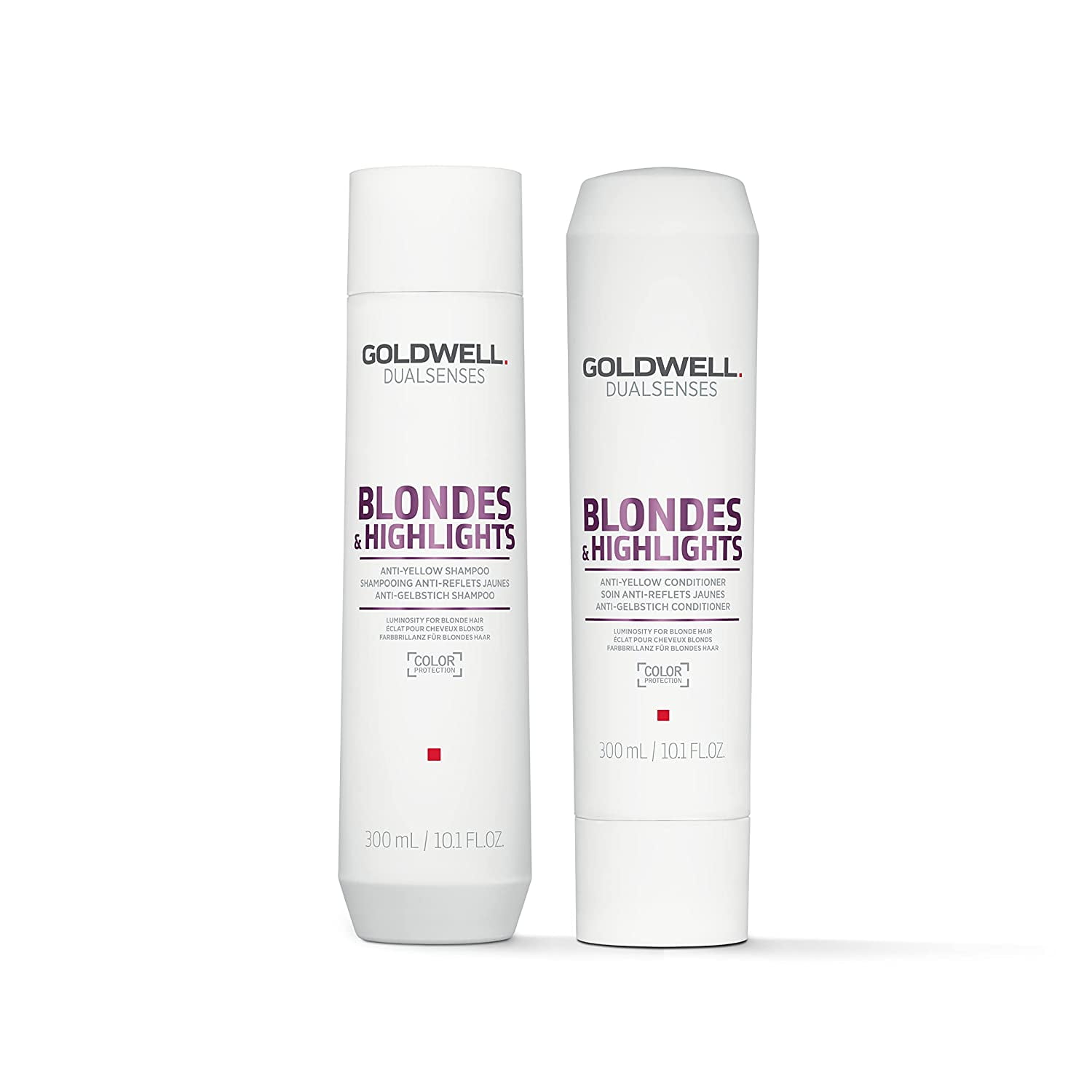 Goldwell Dualsenses Blondes & Anti-Yellow Shampoo & Conditioner 10.1 Fl Oz (Duo -