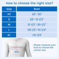 thumbnail image 2 of Arm Sling for Sleep, Shoulder Immobilizer for Women Men, Very Soft Sling for Rotator Cuff Tear, Fractured, Dislocation, Broken, Postoperative, Fits Left Right, Blue, S: Bust 25″-31.5″, 2 of 6