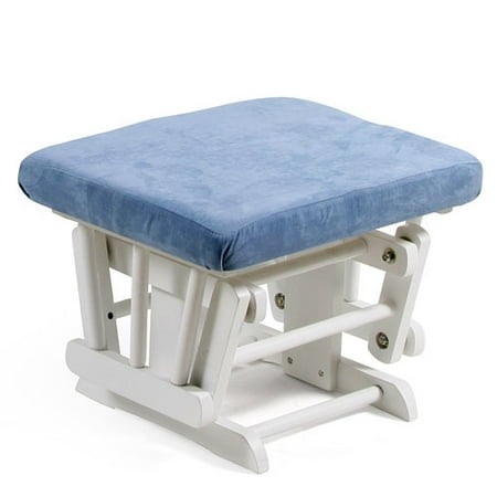 Storkcraft - Sleigh Style Glider Ottoman, White