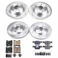 thumbnail image 3 of PowerStop Front and Rear Z23 Evolution Sport Carbon-Fiber Ceramic Brake Pad and Drilled & Slotted Rotor Kit Fits: MERCEDES-BENZ Select Models K2785, 3 of 10