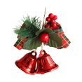 thumbnail image 4 of Lazo navideño con campana Gloria decoración navideña pequeño colgador de puerta con campana, 4 of 9