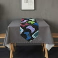 thumbnail image 3 of GZHJMY Video Game Controller Dark Table Runner Dining Table Room Decor 13" × 70", 3 of 7