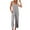 Gray, variant on Staron Summer Jumpsuits for Women Casual Strap Sleeveless Loose Solid Jumpsuit, Gray M