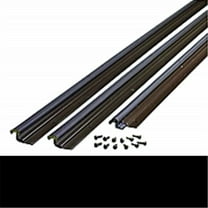 Md Building Products 87783 84 x 36 in. Brown Vinyl Clad Foam With Aluminum Stop Weatherstrip - Brown - 84 in.