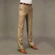 thumbnail image 4 of Pantalones de traje ajustados para hombre, de poliéster trenzado, color blanco, para verano, antiarrugas, ropa de diseño, ropa de trabajo, 2024, 4 of 5
