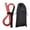 Red Rope Black Grip, variant on Almencla Golf Swing Rope Trainer Golf Practice Anti Slip Grip Golf Swing Training Aid White Rope BlackGrip
