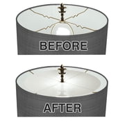 17.5 Round Diffuser Translucent by Home Concept frosted White (will Soften Light from Drum Lampshades and Pendants)