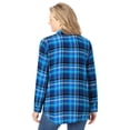 thumbnail image 2 of Woman Within Plus Size Classic Flannel Shirt, 2 of 3