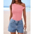 thumbnail image 6 of FreshPretty Off The Shoulder Tops for Women Cute Summer Casual Sleeveless Slim Fit y2k Spring Outfits Going Out Tank Top, 6 of 9