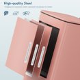 thumbnail image 4 of TLSUNNY 8 Gal Square Trash Can, Stainless Steel Step Garbage Bin, Soft-Close Lid & Removable Inner Bucket for Kitchen, Office, Home, 4 of 9