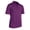 Mulberry, variant on Monterey Club Men's Noise Emboss Flat Knit Collar Pique Golf Polo Shirt #1278