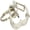 White, variant on Rubit! Heart Shaped Dog Tag Clip Purple Medium