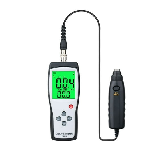 Digital Vibration Meter 10HZ~1KHZ 0.1~199.9m/s Precision AS63B Vibration Measurer Tester Gau Analyzer ,Easy to Operate
