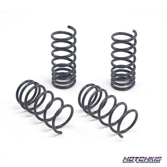 Hotchkis Performance 1901F Coil Spring 1 Inch Drop; 14.812 Inch Free Length; 512 Pounds Per Inch Front Spring Rate; Powder Coated; Gray; With 2 Front Springs