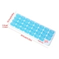 BAOPAI 31-Day Monthly Pill Organizer with Removable Pods - Transparent ...