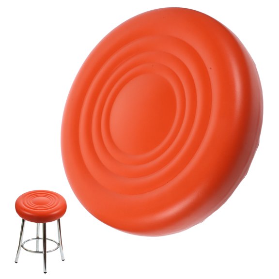 Luxshiny Round Red PU Bar Stool Cover for Comfortable Seating At Home