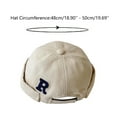 thumbnail image 3 of ZHOGXU Toddler Baseball Hat Fashionable Letter Embroidered Solid Color Outdoor Sunshade Caps For Both Boys And Girls Vacation Daily Play,Beige,One Size, 3 of 4
