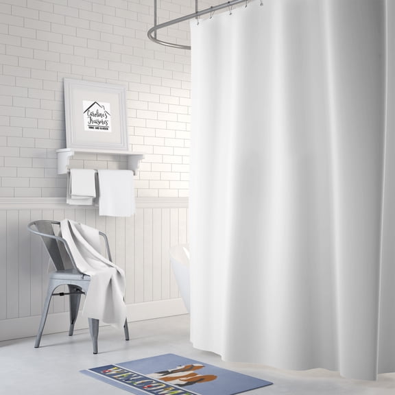 Biewer Terrier Welcome Machine Washable Memory Foam Mat Blue