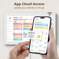 thumbnail image 6 of EKASN 15.6" Digital Calendar Chore Chart – 1080P Full HD Interactive Touchscreen, Smart Family Planner for Seamless Scheduling-White, 6 of 10