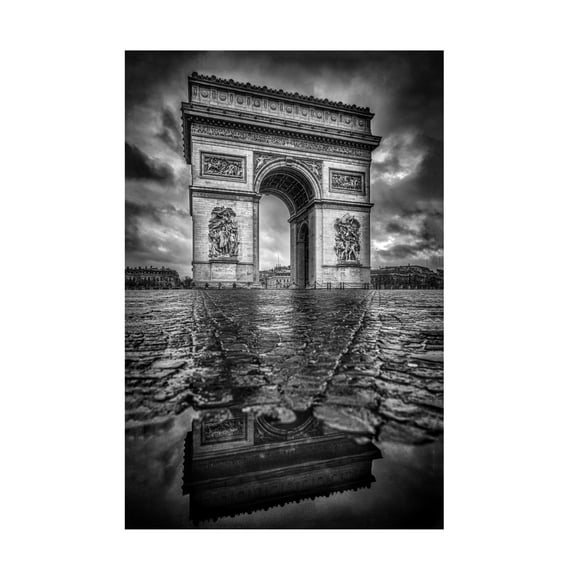 Trademark Fine Art Adrian Lazare Dark Morning Canvas Wall Art
