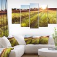 thumbnail image 1 of Route de Ferme dans Prairie Rurale - Impression sur Toile Paysage, 1 of 1
