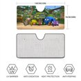 thumbnail image 4 of Junction Jungle Parasol para Parabrisas Delantero Protector Plegable, Visera Solar para Auto Bloquea Rayos UV Mantiene tu Vehículo Fresco 130cm*70cm, 4 of 6