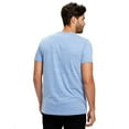 thumbnail image 2 of Men's Short-Sleeve Made in USA Triblend T-Shirt - TRI BLUE - S, 2 of 2