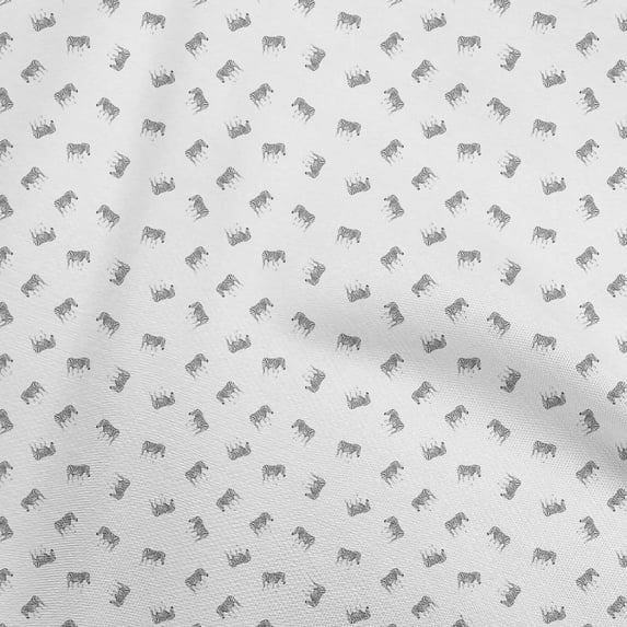 oneOone Cotton Poplin Gray Fabric Wild Sewing Fabric By The Yard Printed Diy Clothing Sewing Supplies 56 Inch Wide